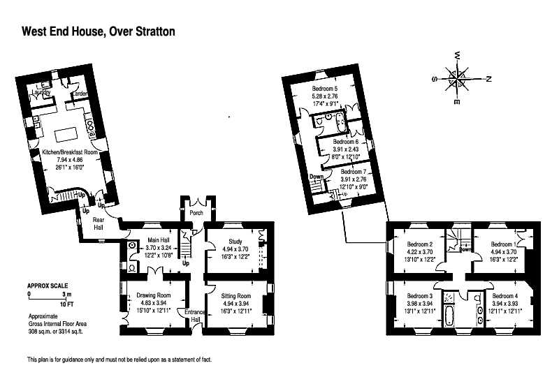 west end house flor plans